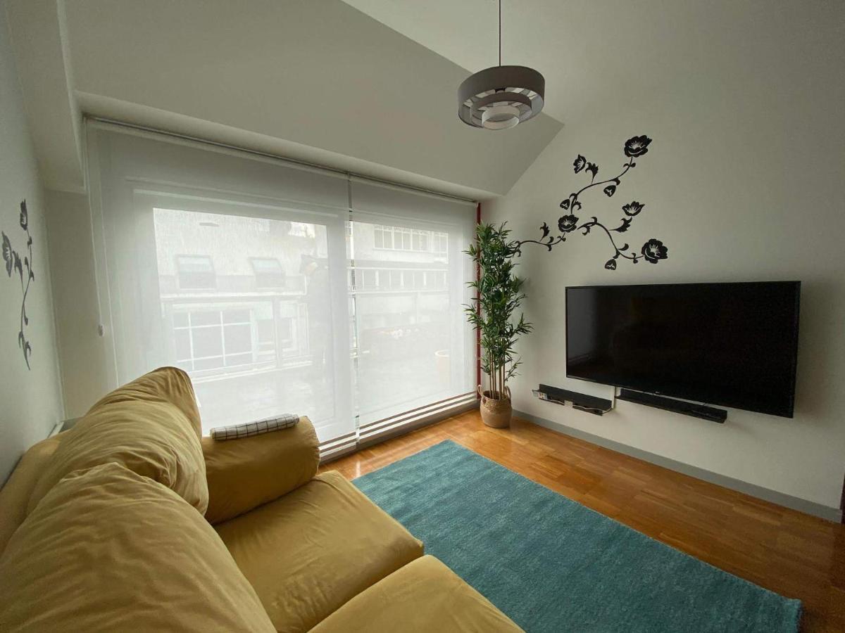 Penthouse With Terrace And Views Near Oza'S Beach Apartment A Coruna Bagian luar foto